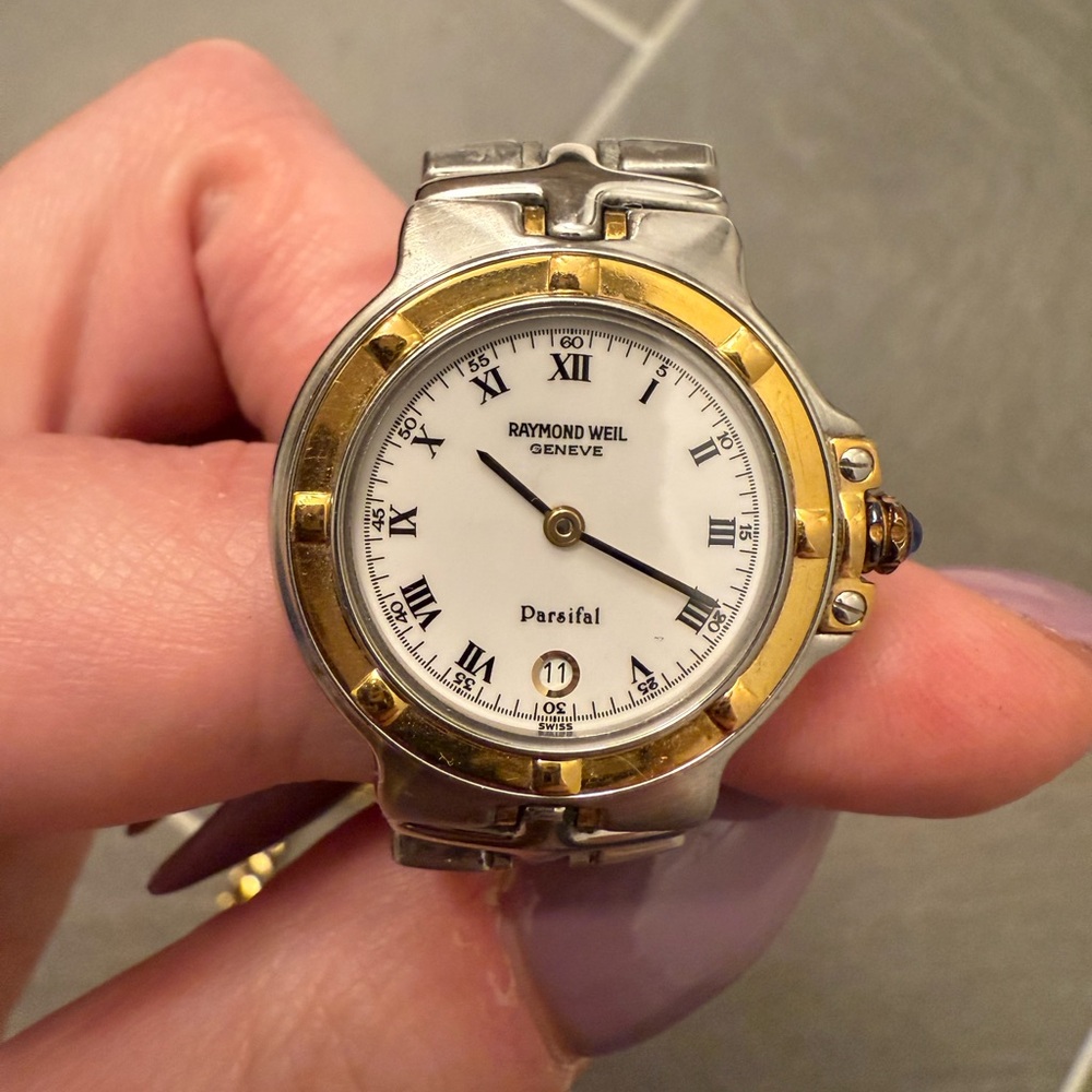 Raymond Weil Silver and Gold Classic Timepiece